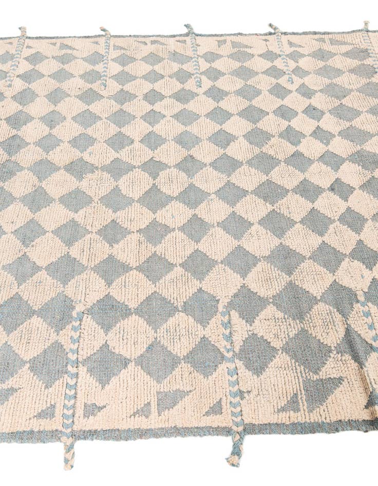 Detail image of 5' 3 x 7' Hand Knotted Moroccan Wool Rug