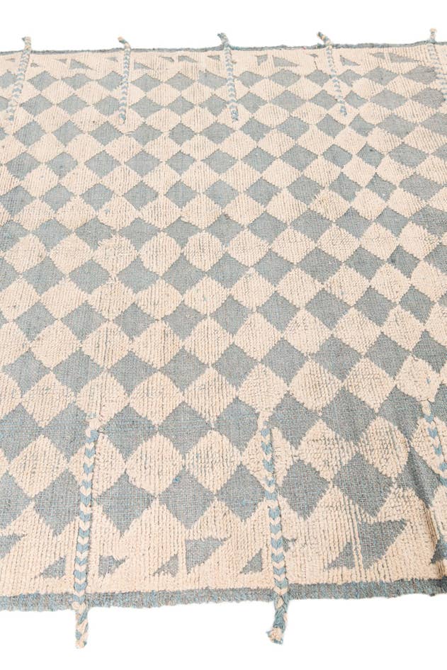 Detail image of 5' 3 x 7' Hand Knotted Moroccan Wool Rug