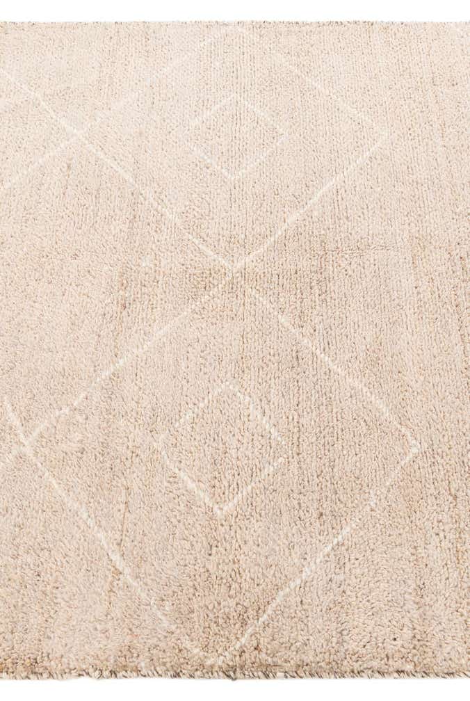 4' 2 x 6' 2 Hand Knotted Moroccan Wool Rug