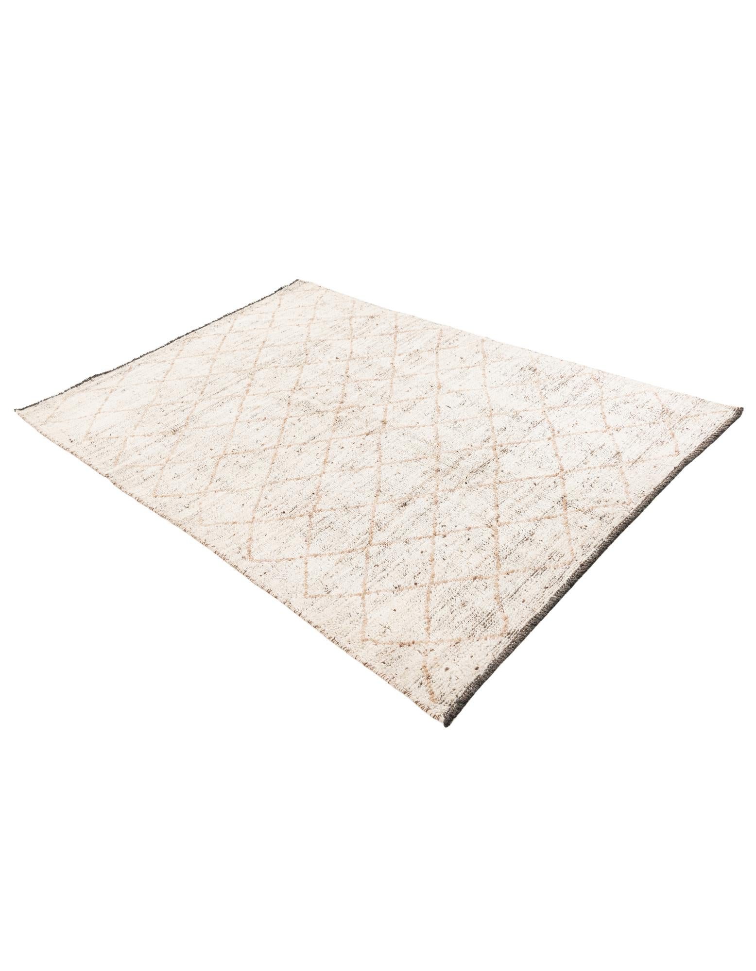 4' 10 x 6' 10 Hand Knotted Moroccan Wool Rug