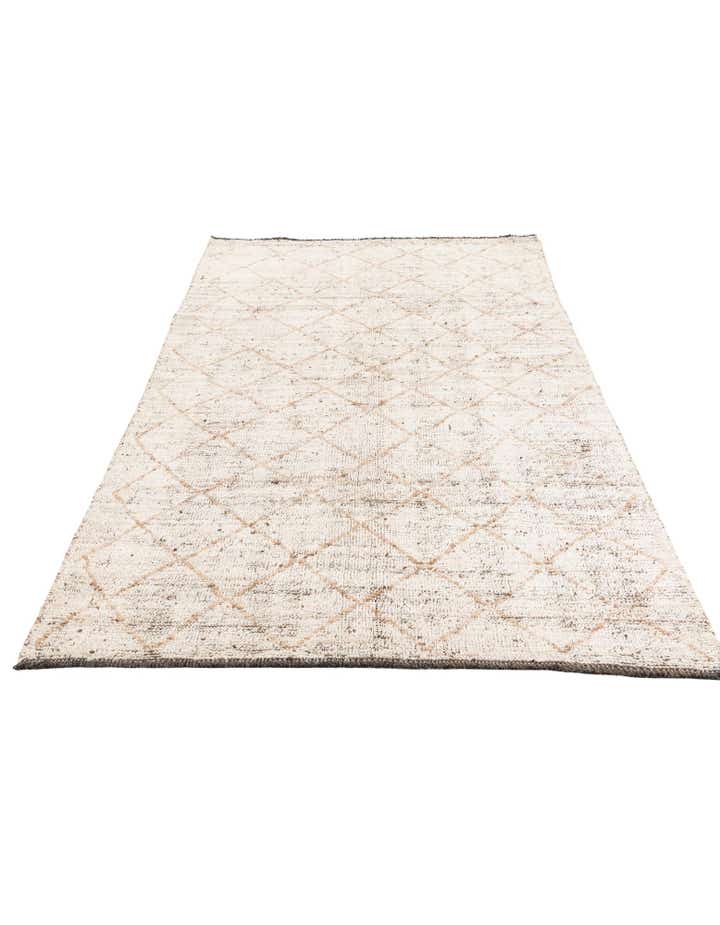 4' 10 x 6' 10 Hand Knotted Moroccan Wool Rug