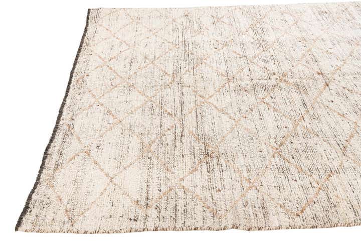 4' 10 x 6' 10 Hand Knotted Moroccan Wool Rug