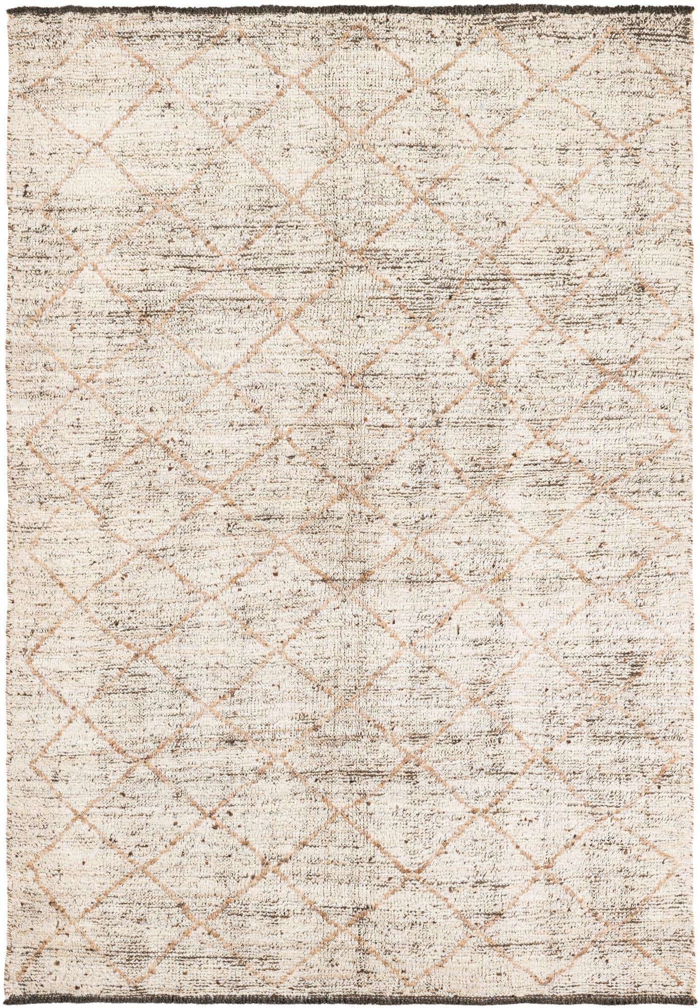 4' 10 x 6' 10 Hand Knotted Moroccan Wool Rug