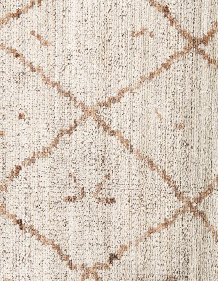 Detail image of 4' 2 x 5' 9  Hand Knotted Moroccan Wool Rug