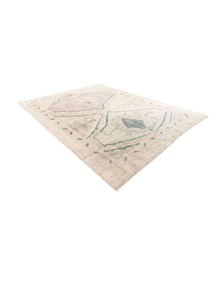 8' 5 x 11' 3 Hand Knotted Moroccan Wool Rug