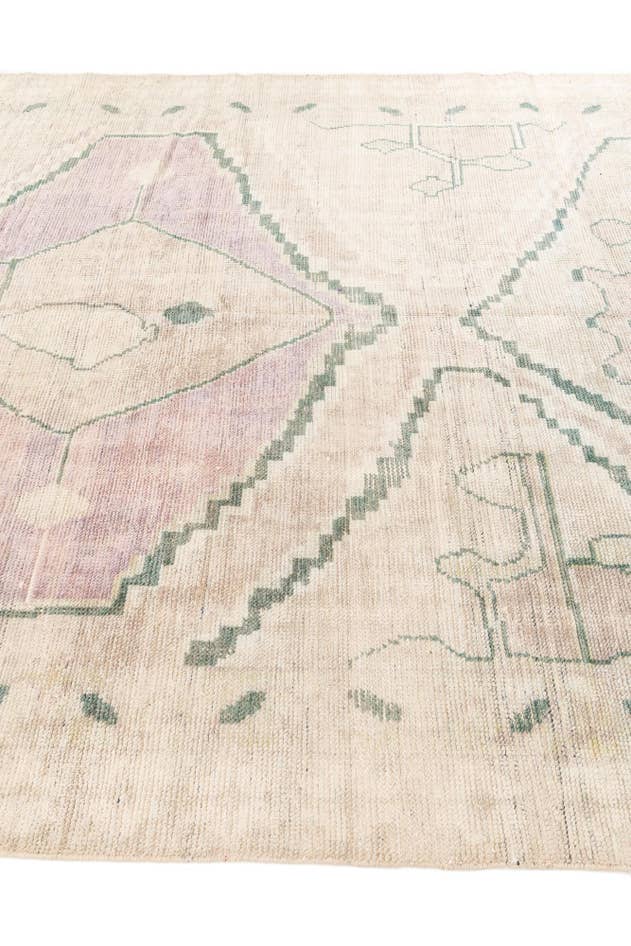 Detail image of 8' 5 x 11' 3 Hand Knotted Moroccan Wool Rug