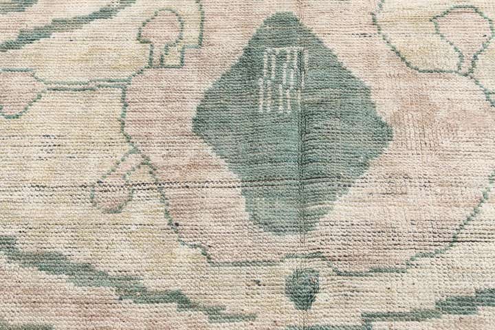8' 5 x 11' 3 Hand Knotted Moroccan Wool Rug