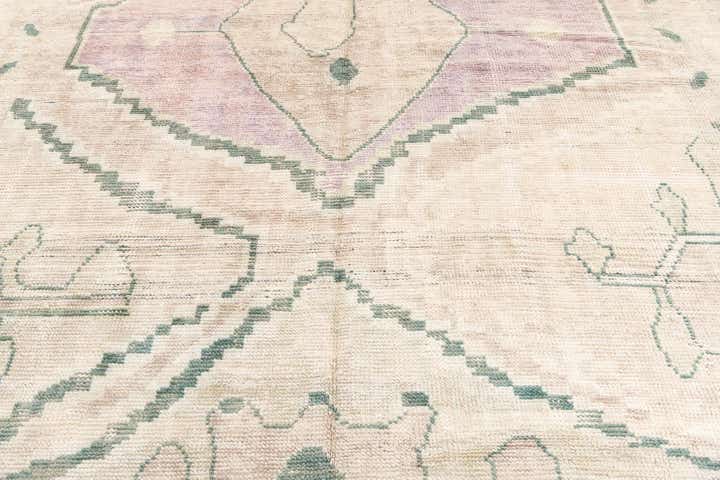 8' 5 x 11' 3 Hand Knotted Moroccan Wool Rug