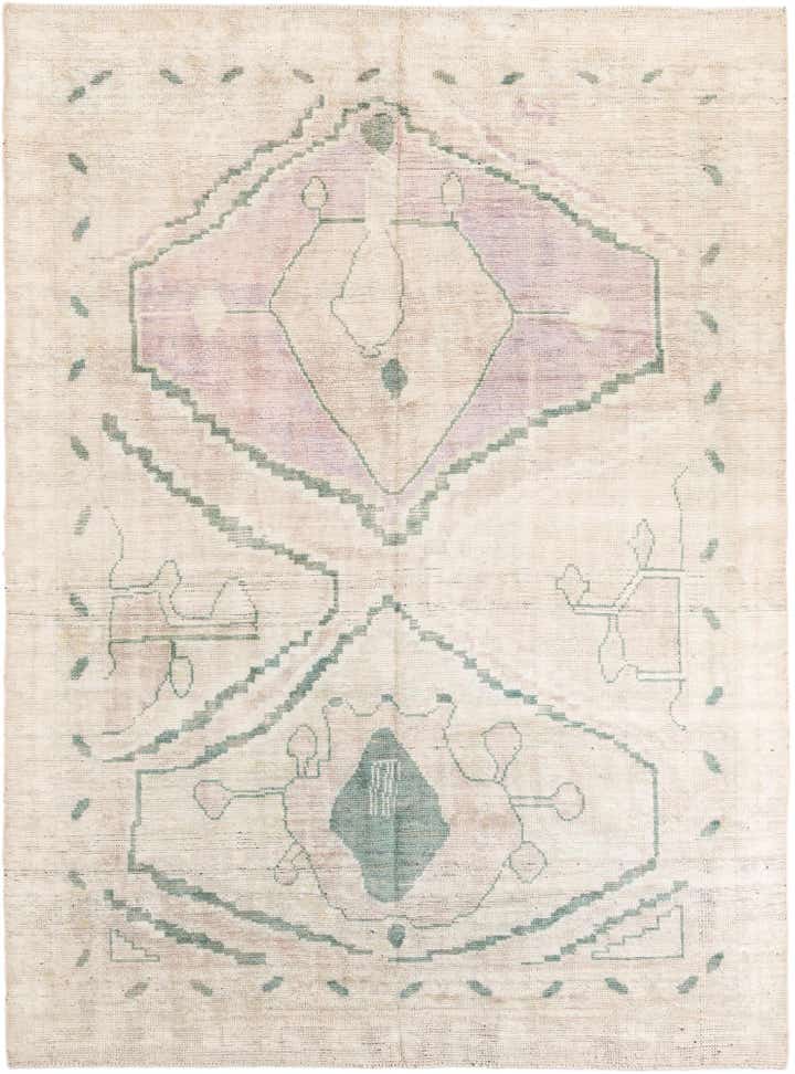 8' 5 x 11' 3 Hand Knotted Moroccan Wool Rug