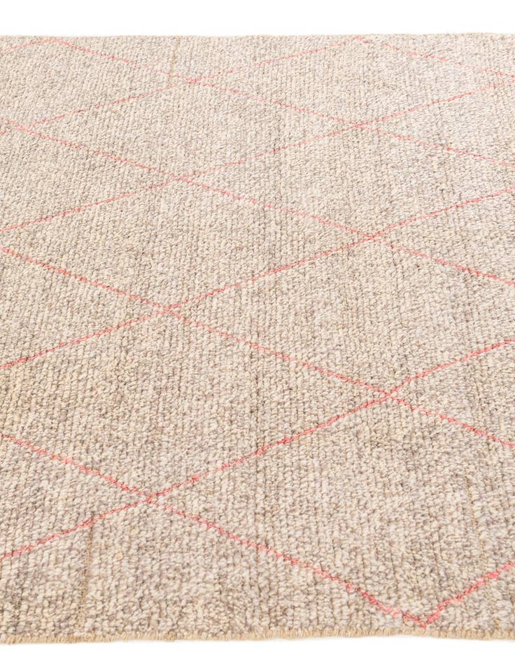 Detail image of 5' 9 x 7'  Hand Knotted Moroccan Wool Rug