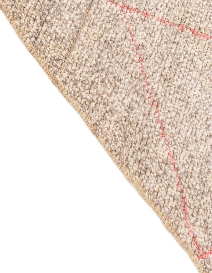 Detail image of 5' 9 x 7'  Hand Knotted Moroccan Wool Rug