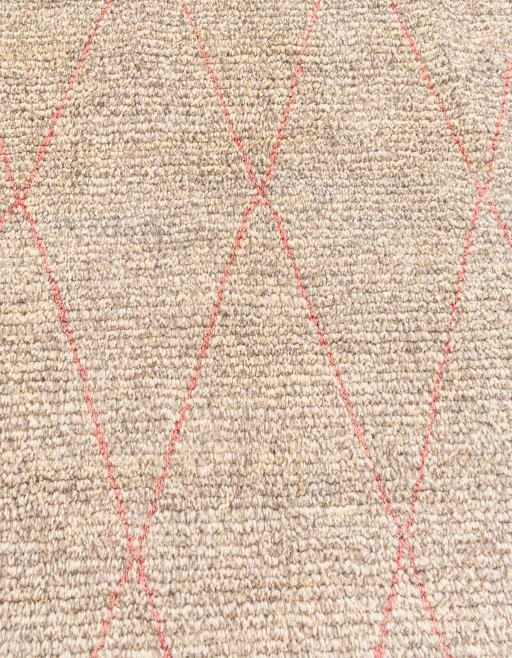 Detail image of 5' 9 x 7'  Hand Knotted Moroccan Wool Rug