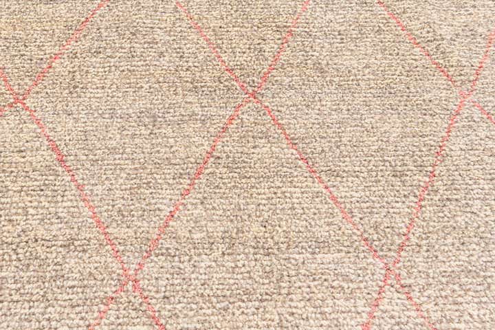 5' 9 x 7' Hand Knotted Moroccan Wool Rug