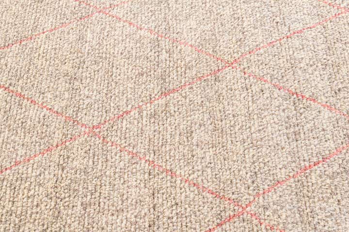 5' 9 x 7' Hand Knotted Moroccan Wool Rug