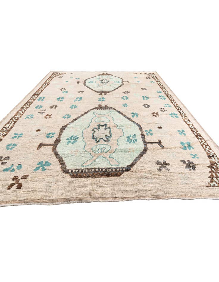 Detail image of 9' 7 x 12' 2  Hand Knotted Moroccan Wool Rug