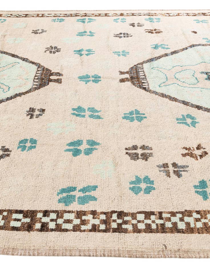 Detail image of 9' 7 x 12' 2  Hand Knotted Moroccan Wool Rug