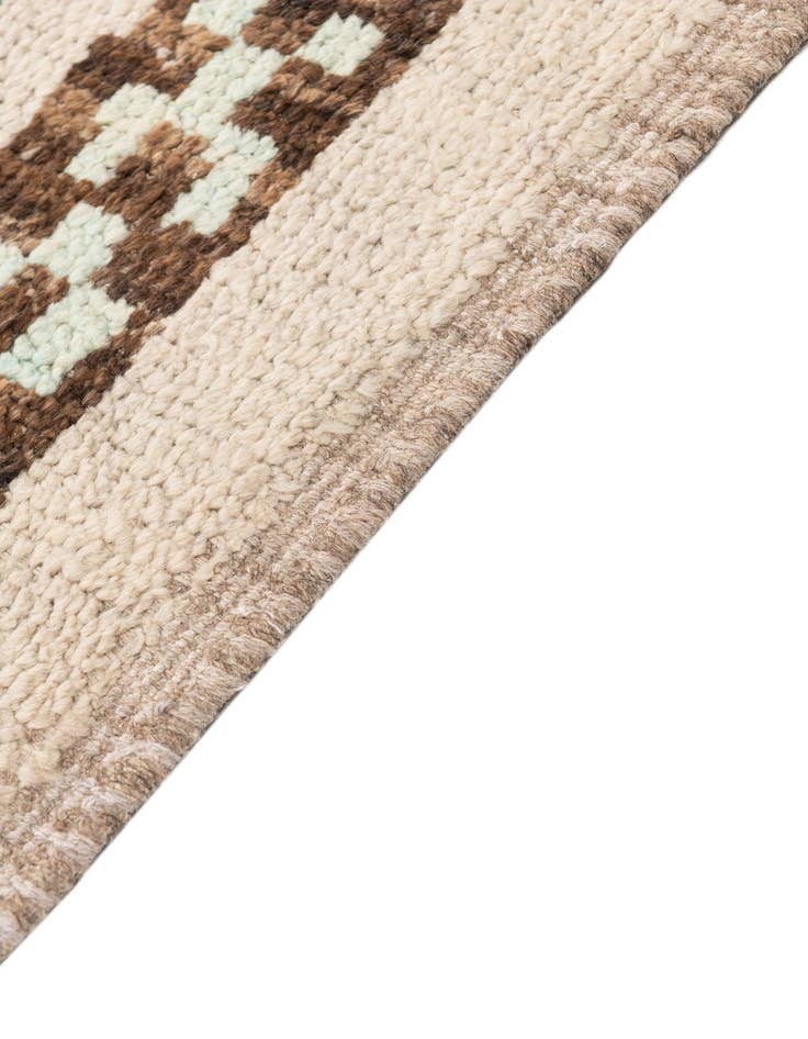 Detail image of 9' 7 x 12' 2  Hand Knotted Moroccan Wool Rug