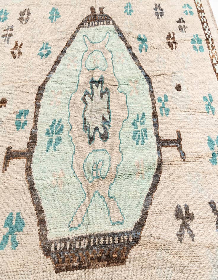 Detail image of 9' 7 x 12' 2  Hand Knotted Moroccan Wool Rug