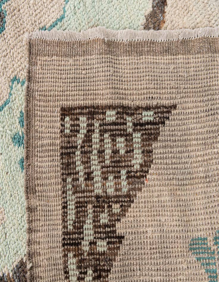 Detail image of 9' 7 x 12' 2  Hand Knotted Moroccan Wool Rug