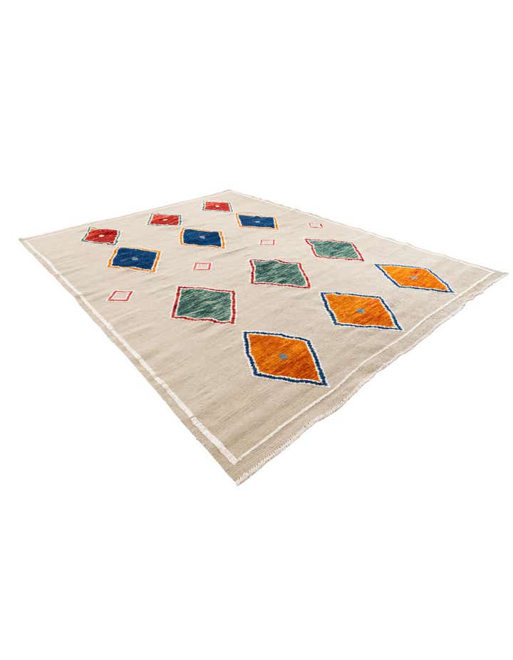 8' 2 x 10' 8 Hand Knotted Moroccan Wool Rug