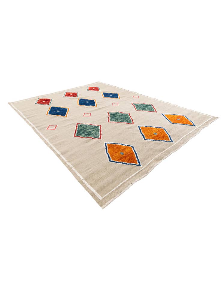 Detail image of 8' 2 x 10' 8 Hand Knotted Moroccan Wool Rug