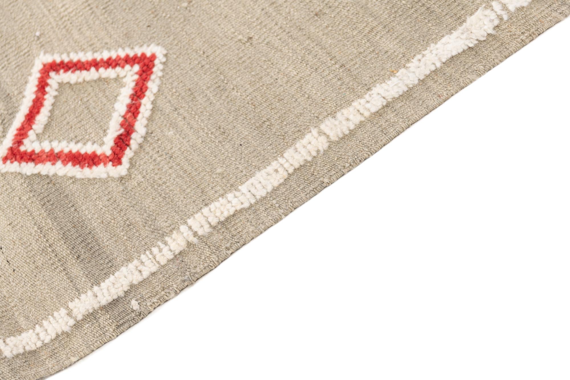 8' 2 x 10' 8 Hand Knotted Moroccan Wool Rug