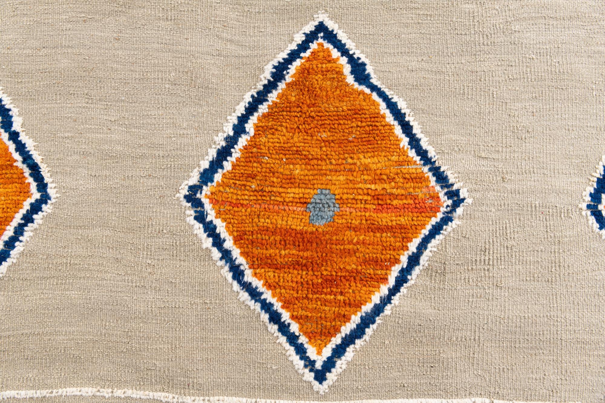 8' 2 x 10' 8 Hand Knotted Moroccan Wool Rug
