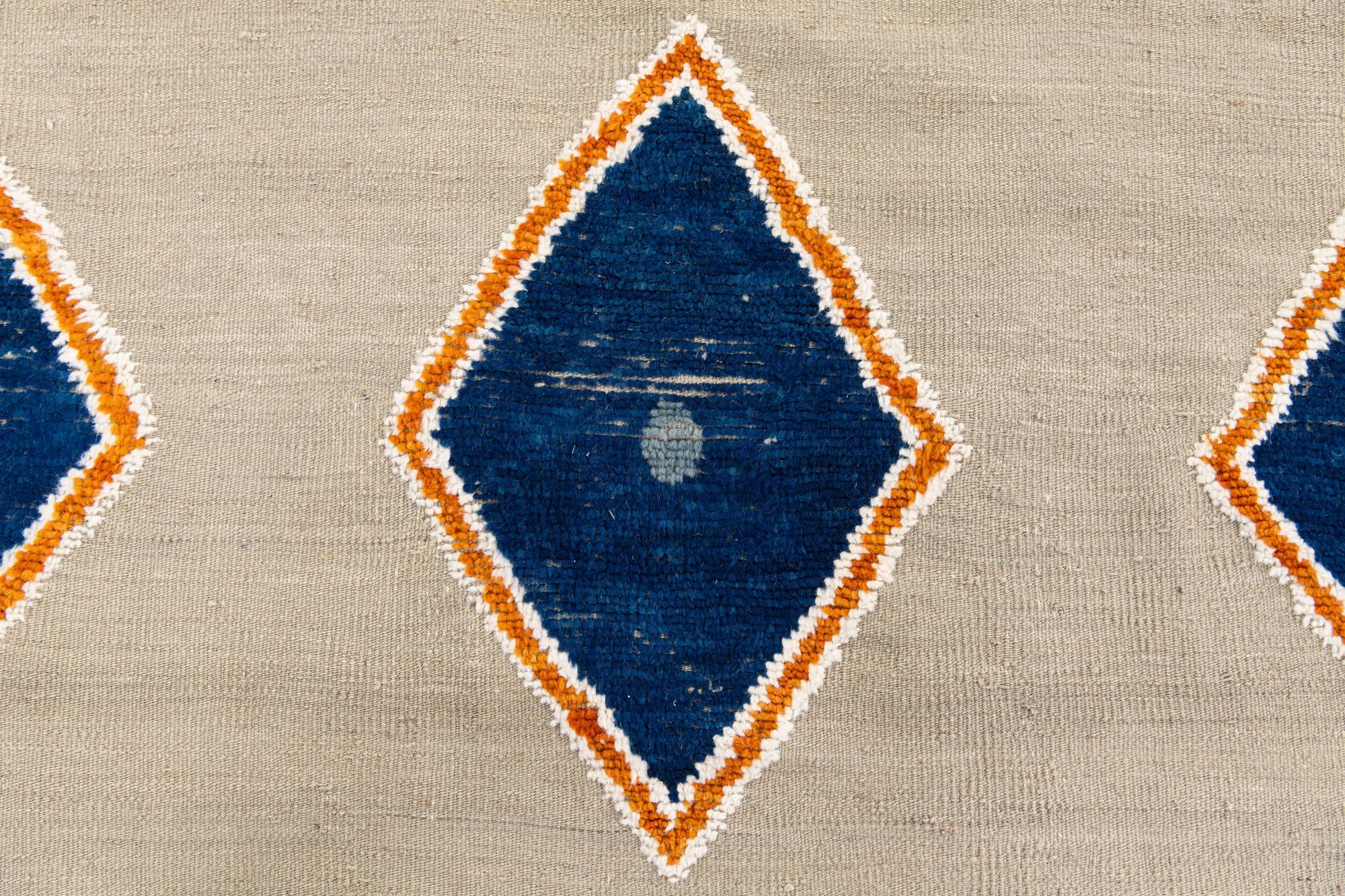 8' 2 x 10' 8 Hand Knotted Moroccan Wool Rug