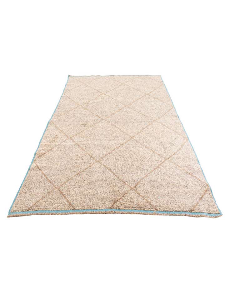 5' 10 x 9' 2 Hand Knotted Moroccan Wool Rug