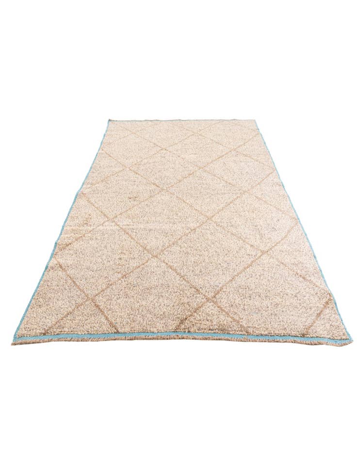 Detail image of 5' 10 x 9' 2 Hand Knotted Moroccan Wool Rug