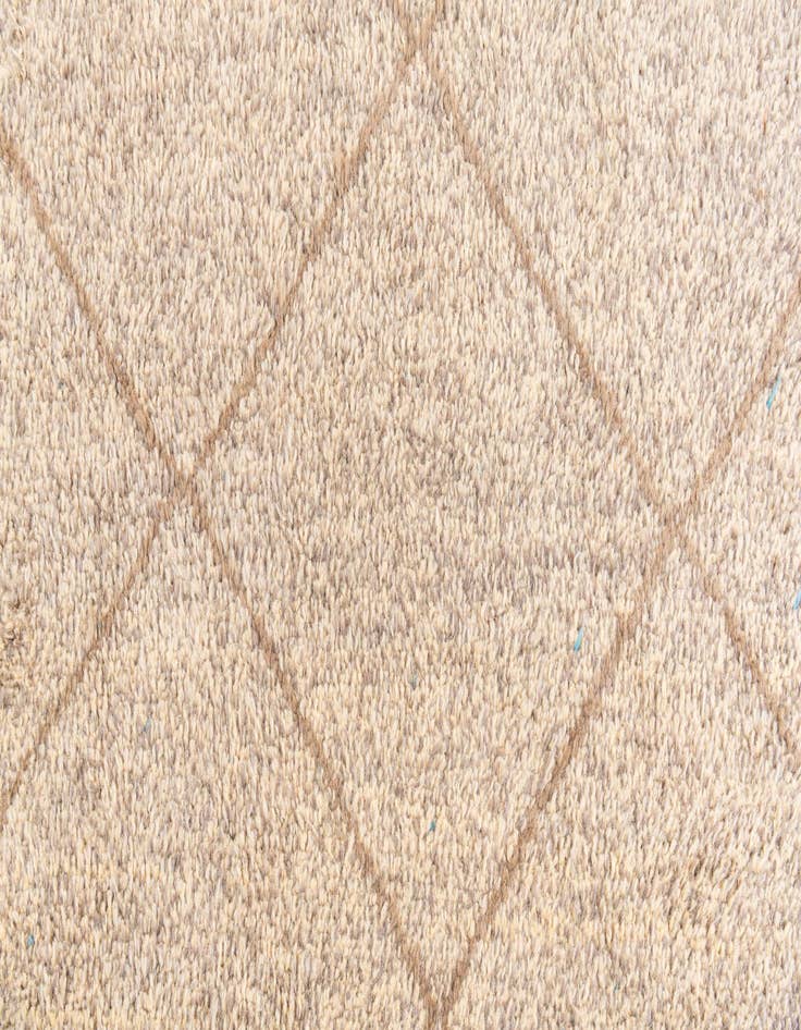 Detail image of 5' 10 x 9' 2  Hand Knotted Moroccan Wool Rug