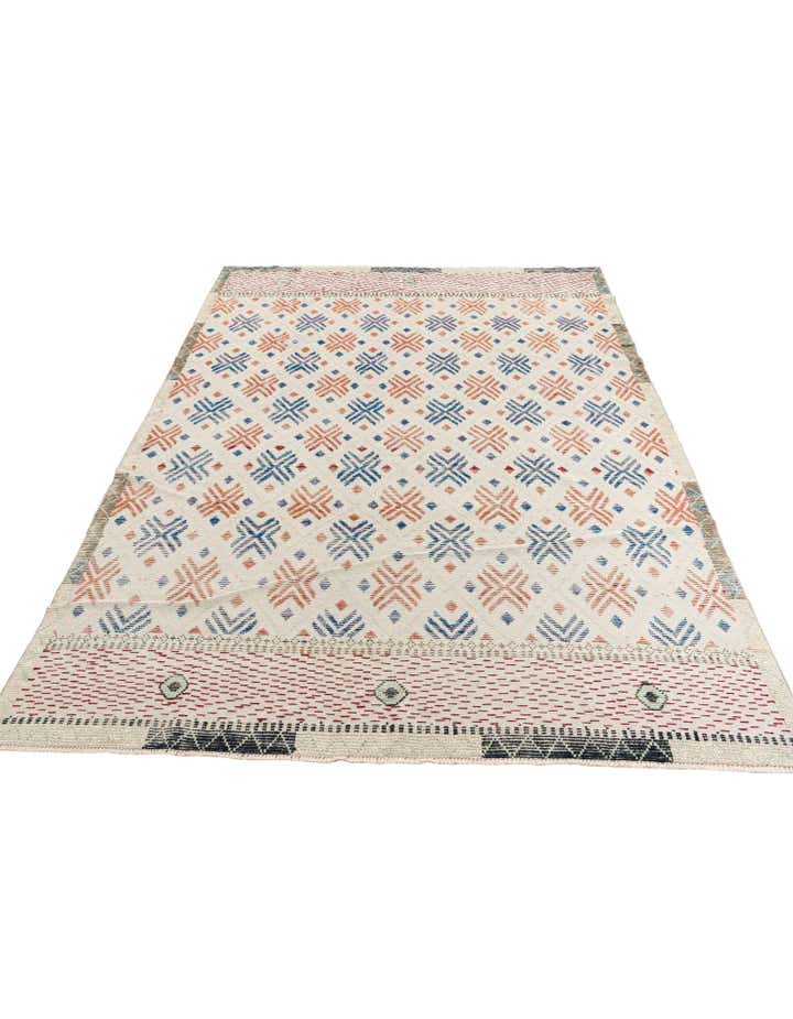 7' 8 x 10' 4 Hand Knotted Moroccan Wool Rug
