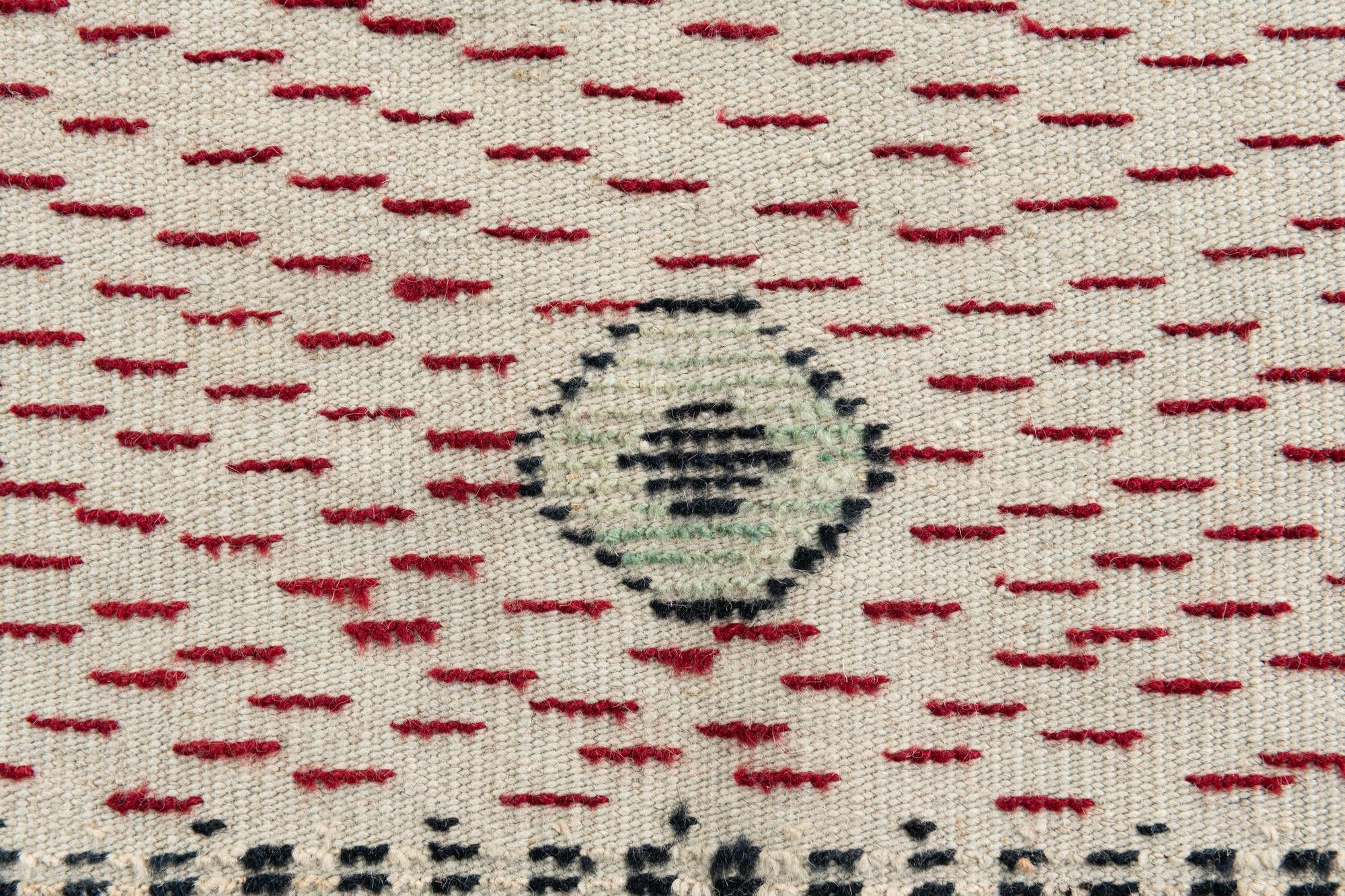 7' 8 x 10' 4 Hand Knotted Moroccan Wool Rug