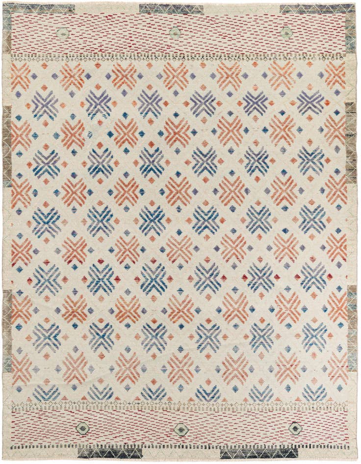 Detail image of 7' 8 x 10' 4 Hand Knotted Moroccan Wool Rug