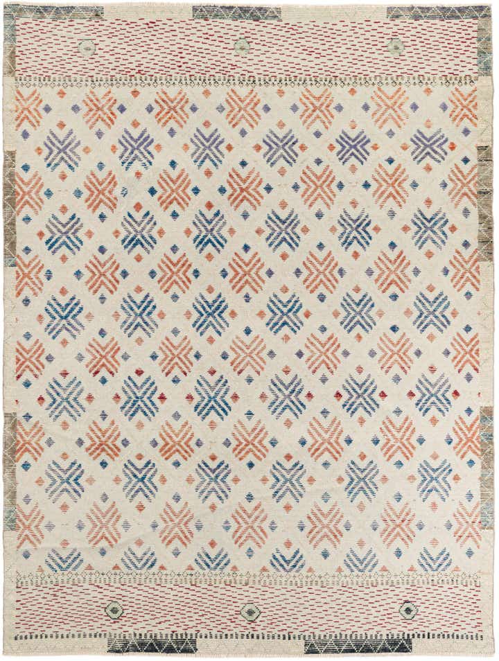 7' 8 x 10' 4 Hand Knotted Moroccan Wool Rug