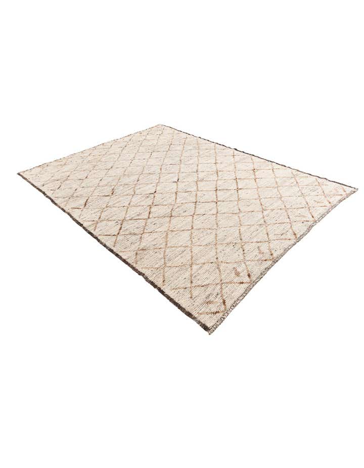 5' 2 x 6' 10 Hand Knotted Moroccan Wool Rug