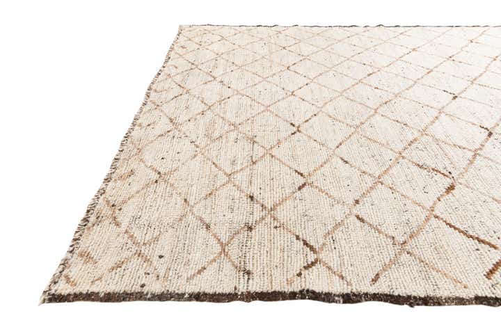 5' 2 x 6' 10 Hand Knotted Moroccan Wool Rug