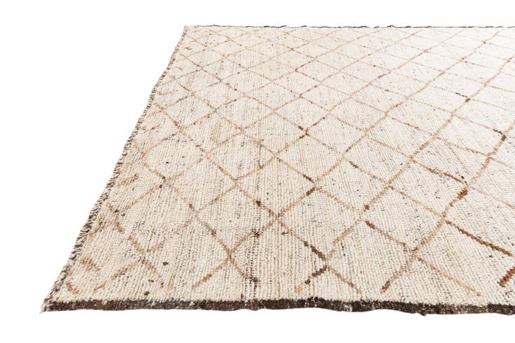 Detail image of 5' 2 x 6' 10 Hand Knotted Moroccan Wool Rug