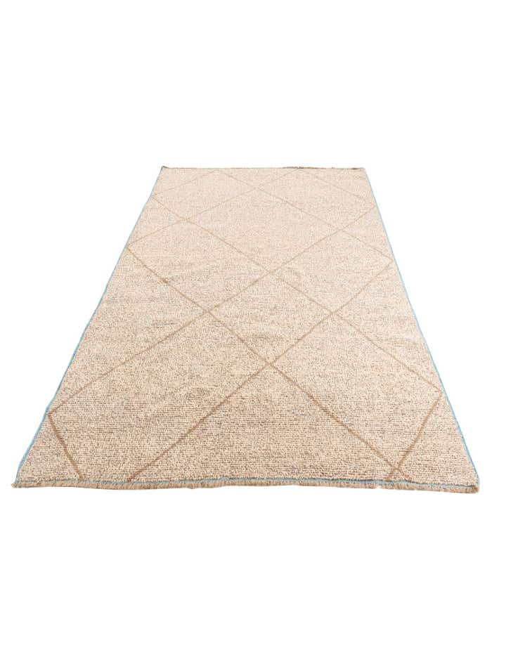 6' 1 x 9' 2 Hand Knotted Moroccan Wool Rug