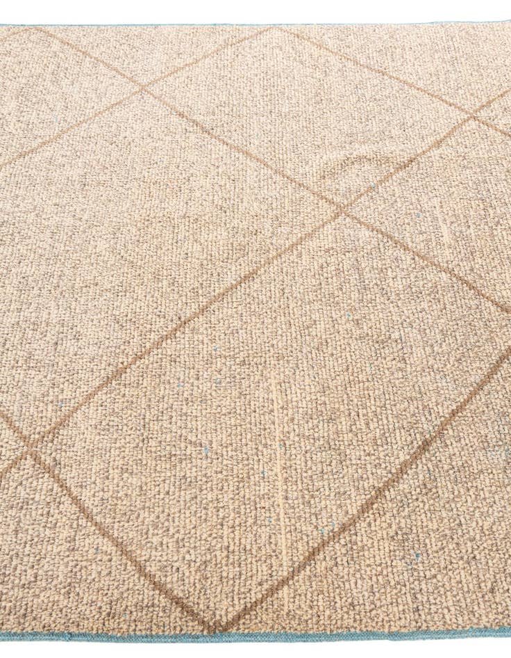 Detail image of 6' 1 x 9' 2  Hand Knotted Moroccan Wool Rug