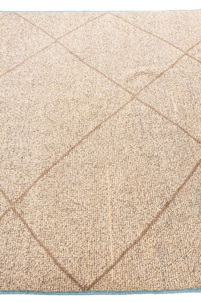 6' 1 x 9' 2 Hand Knotted Moroccan Wool Rug