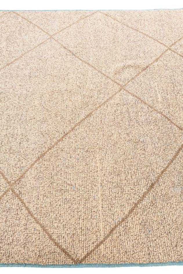 Detail image of 6' 1 x 9' 2 Hand Knotted Moroccan Wool Rug