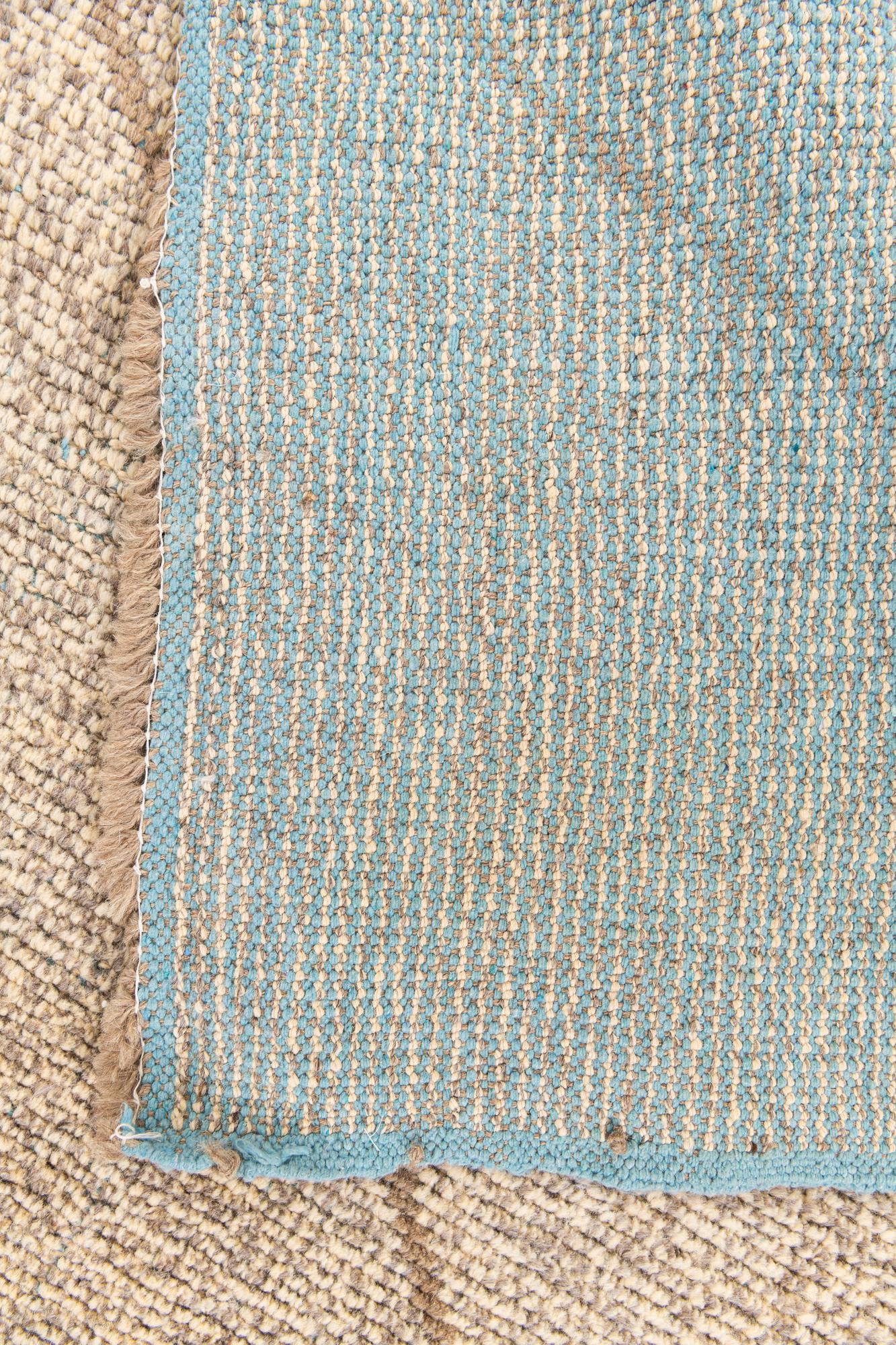 6' 1 x 9' 2 Hand Knotted Moroccan Wool Rug