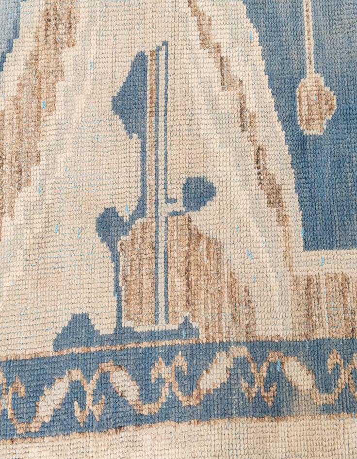 Detail image of 7' 7 x 10' 3 Hand Knotted Moroccan Wool Rug
