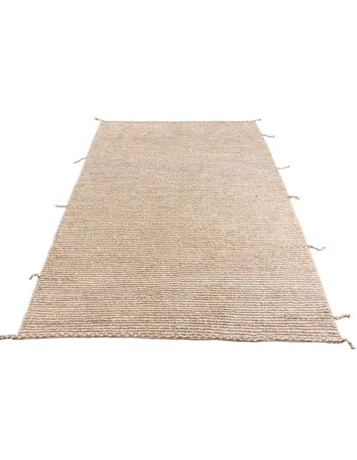 Detail image of 6' 7 x 9' Hand Knotted Moroccan Wool Rug
