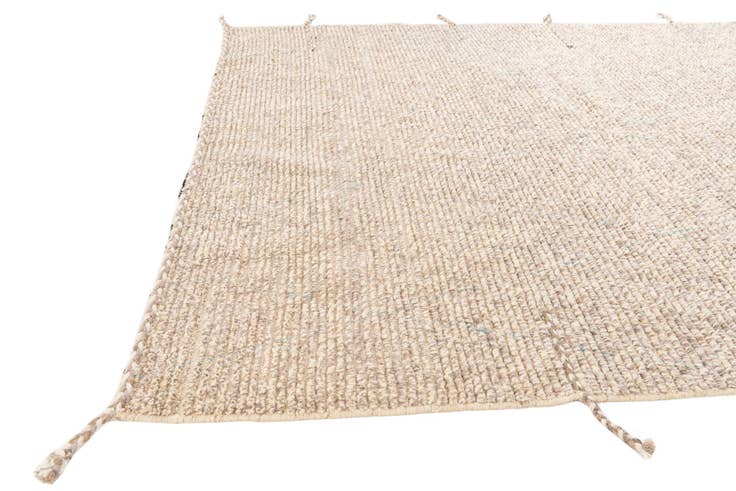 Detail image of 6' 7 x 9' Hand Knotted Moroccan Wool Rug