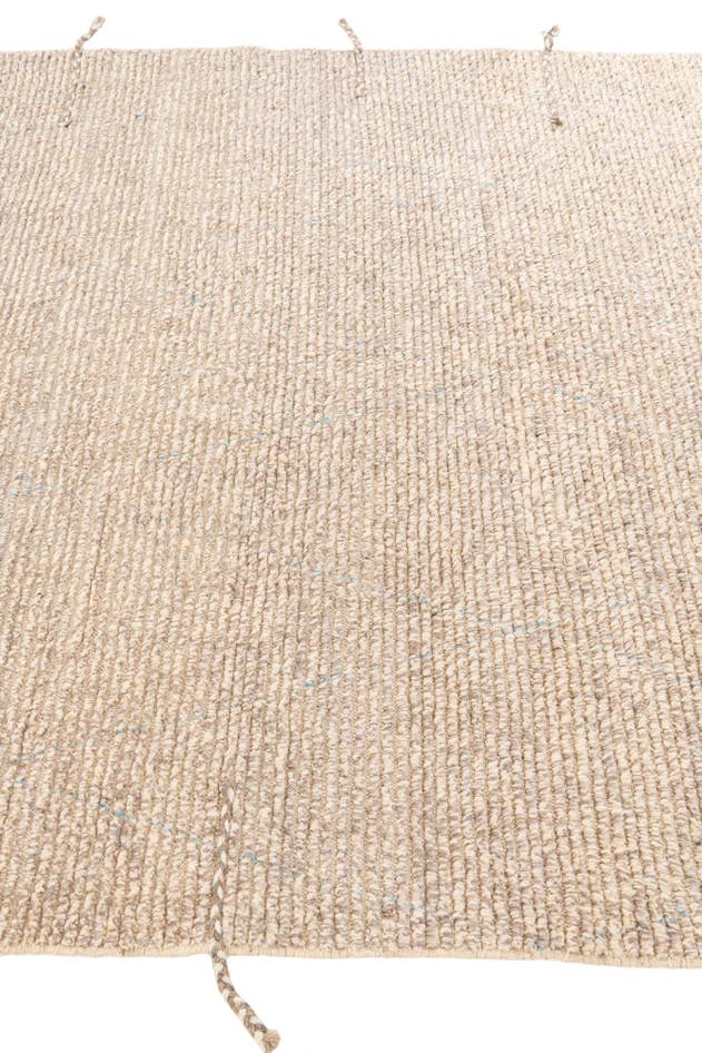 Detail image of 6' 7 x 9' Hand Knotted Moroccan Wool Rug