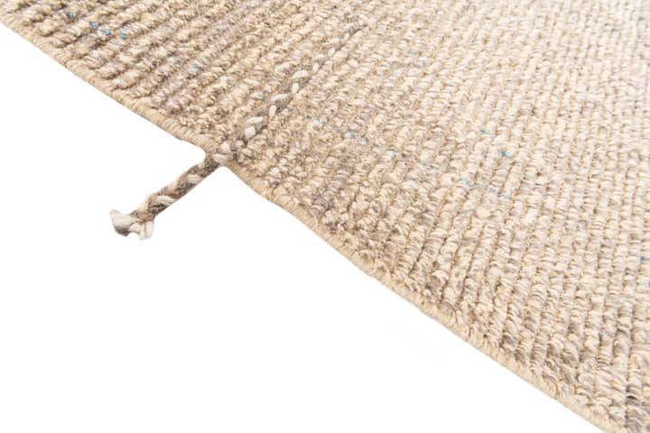 6' 7 x 9' Hand Knotted Moroccan Wool Rug