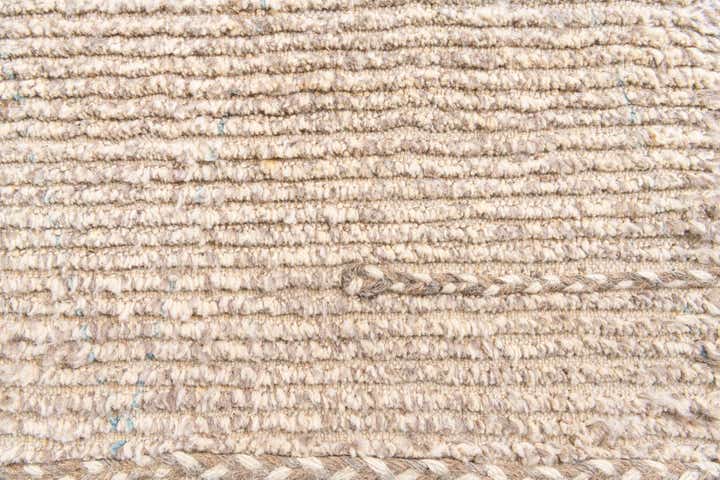 6' 7 x 9' Hand Knotted Moroccan Wool Rug