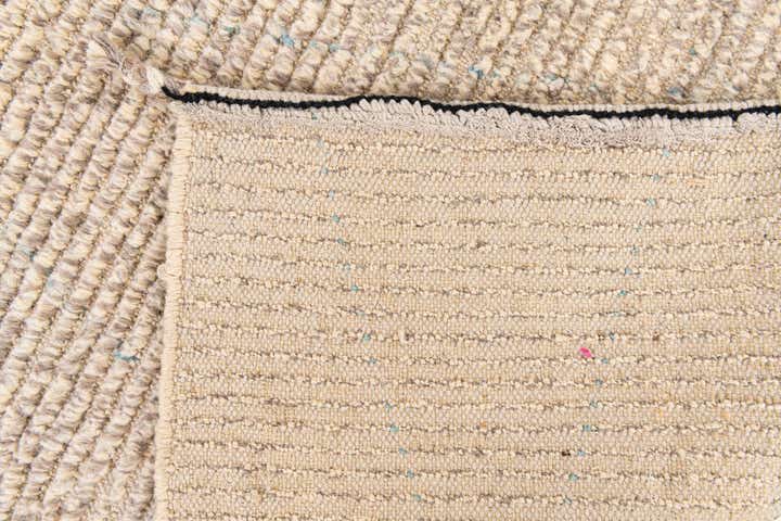 6' 7 x 9' Hand Knotted Moroccan Wool Rug